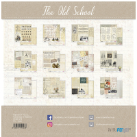 Papers For You The Old School Scrap Paper Pack (12pcs) (PFY-1223) ( PFY-1223)
